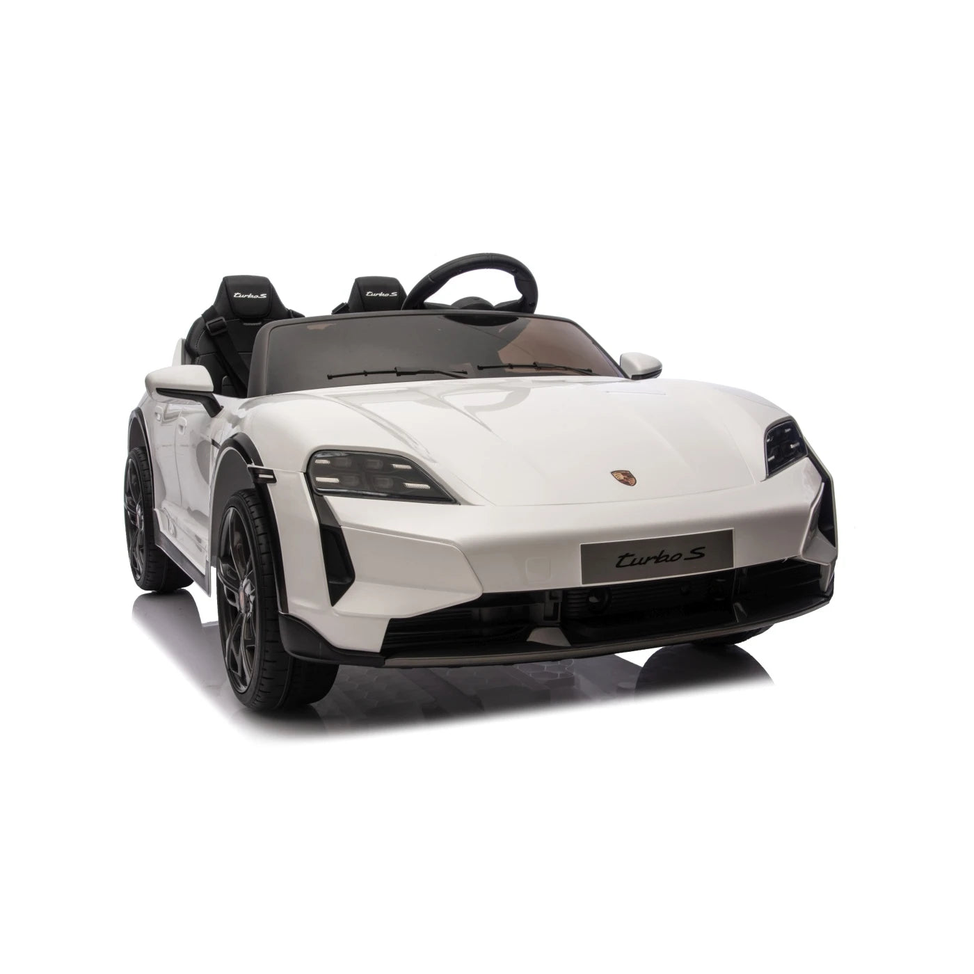 PORSCHE TAYCAN TURBO S WHITE 24v