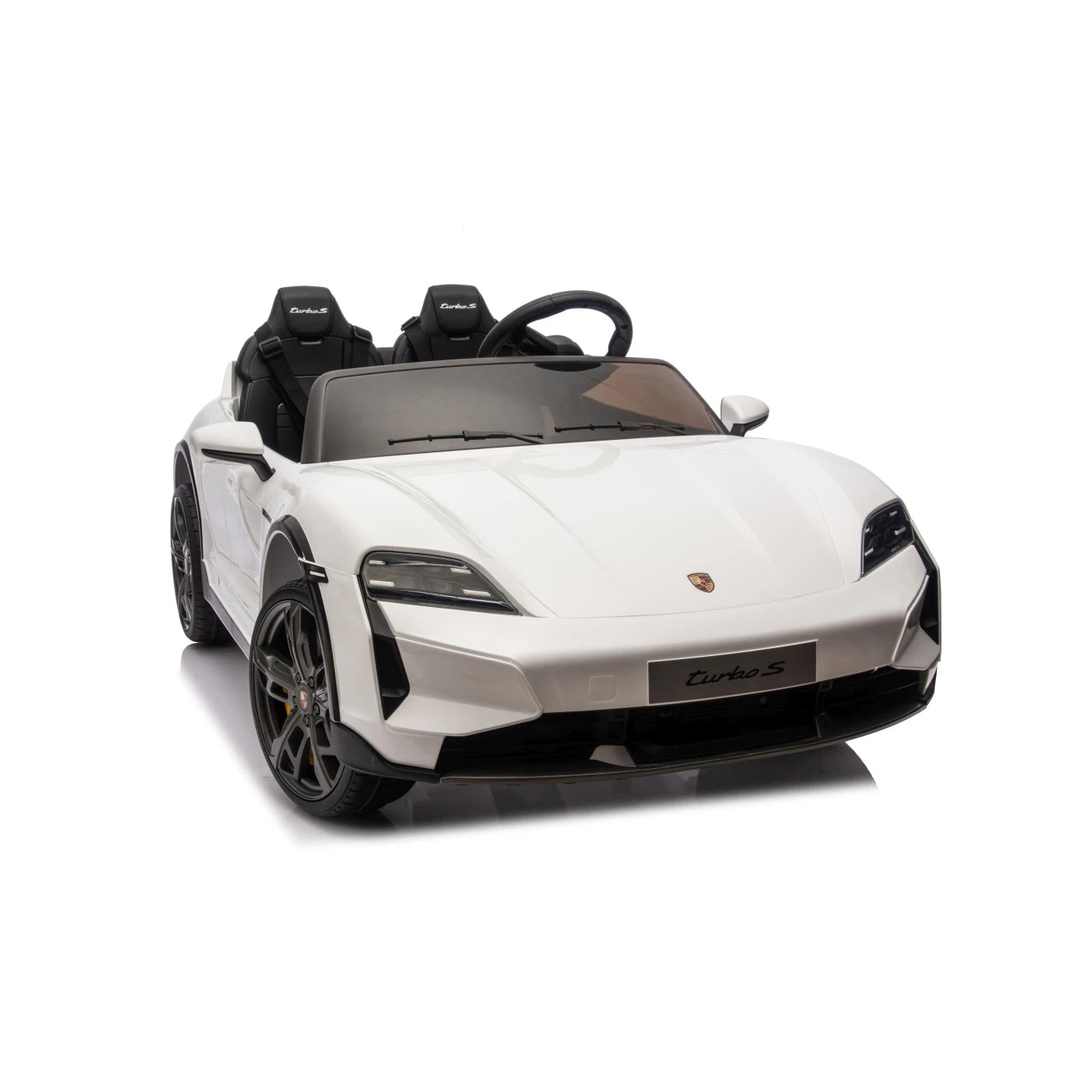 PORSCHE TAYCAN TURBO S WHITE 24v