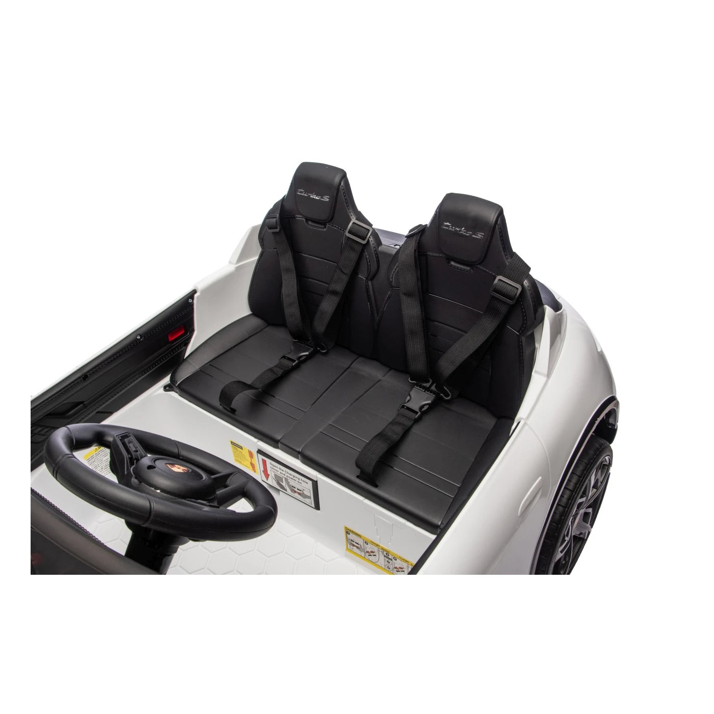 PORSCHE TAYCAN TURBO S WHITE 24v