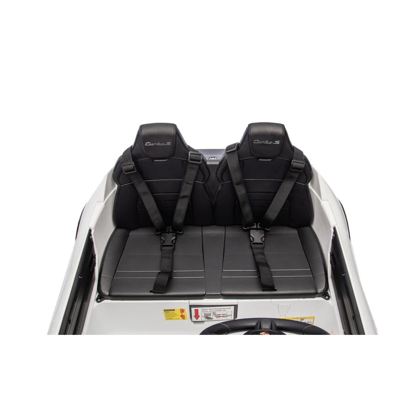 PORSCHE TAYCAN TURBO S WHITE 24v