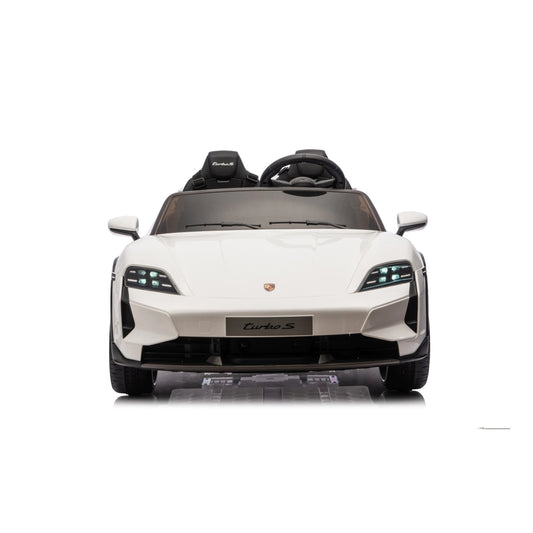 PORSCHE TAYCAN TURBO S WHITE 24v