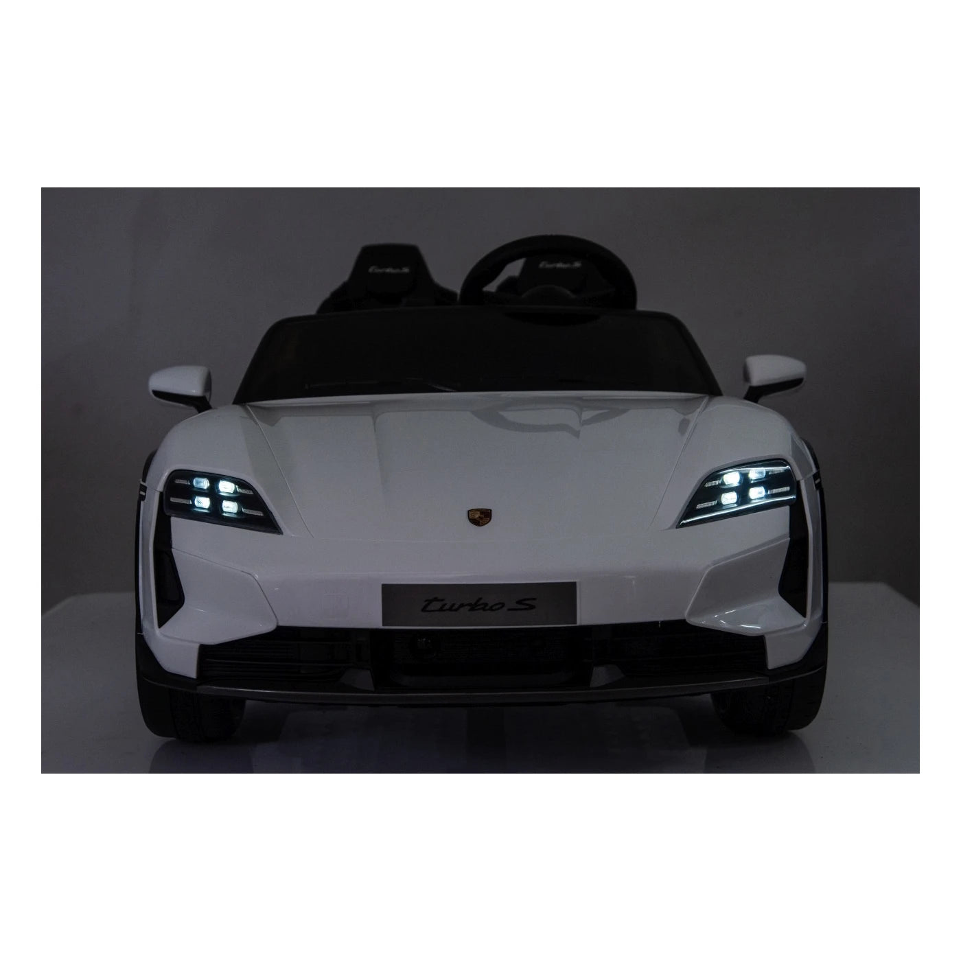 PORSCHE TAYCAN TURBO S WHITE 24v