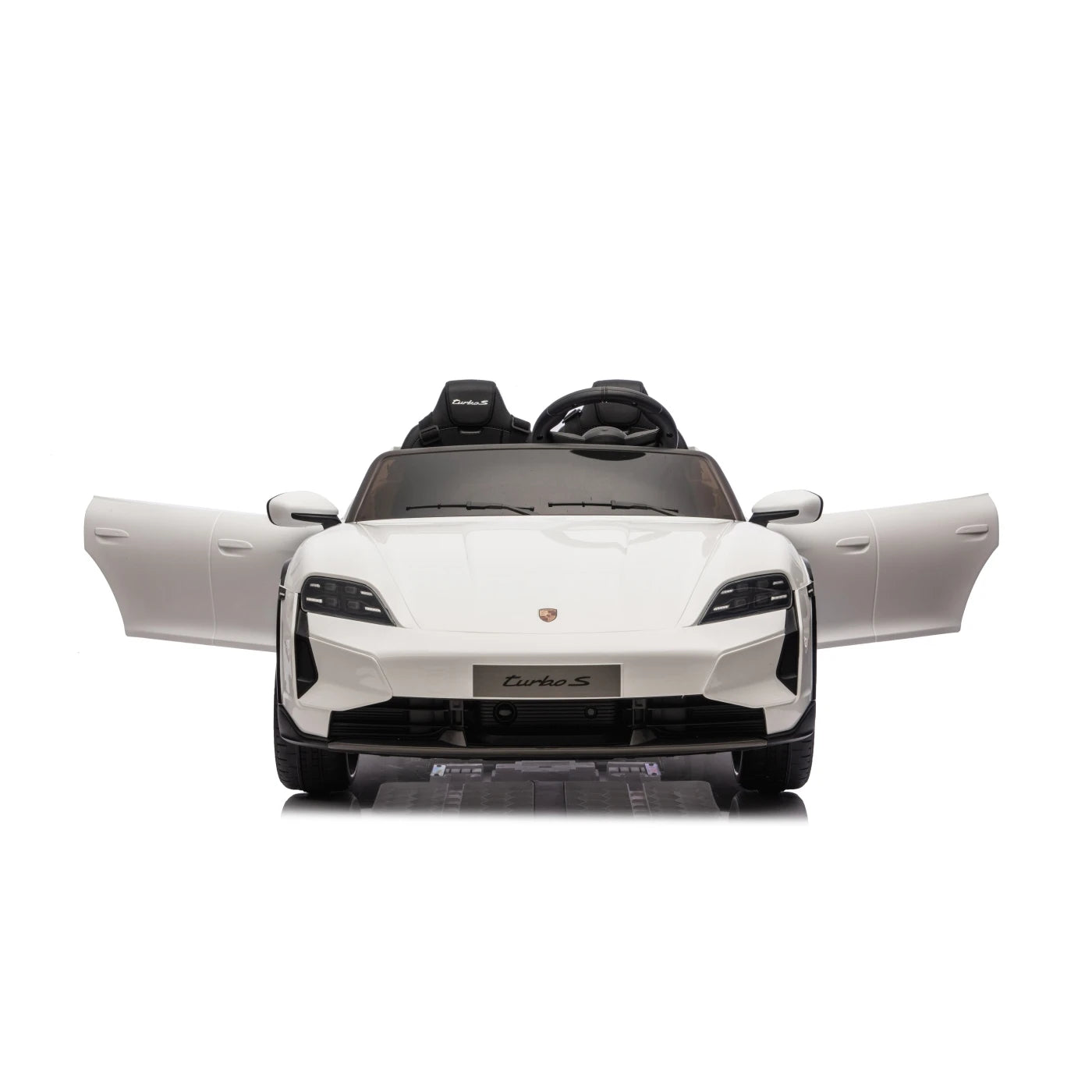 PORSCHE TAYCAN TURBO S WHITE 24v