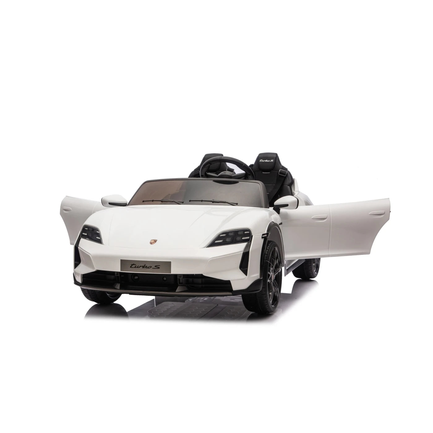 PORSCHE TAYCAN TURBO S WHITE 24v