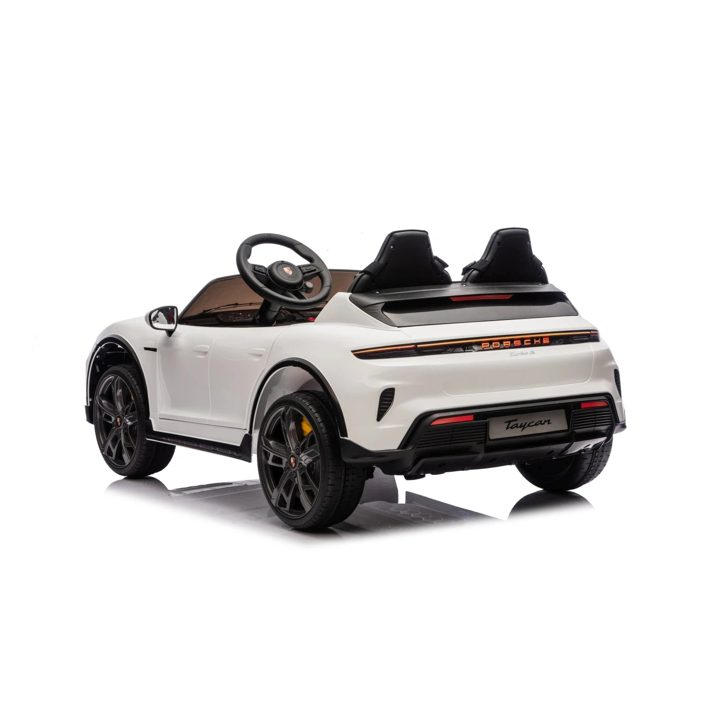 PORSCHE TAYCAN TURBO S WHITE 24v