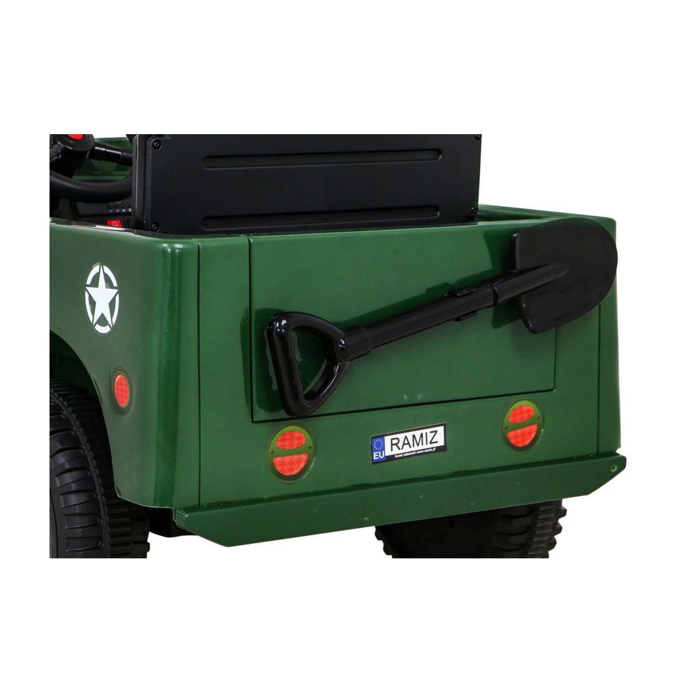 A JEEP RETRO MILITARY GREEN 12v