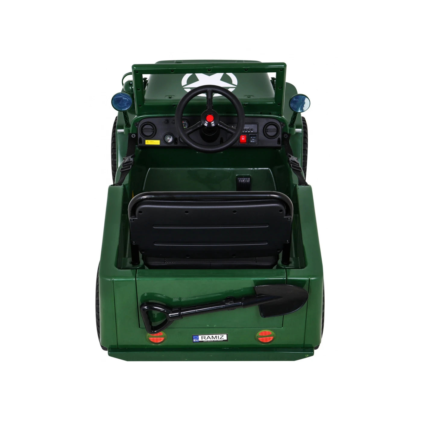 A JEEP RETRO MILITARY GREEN 12v