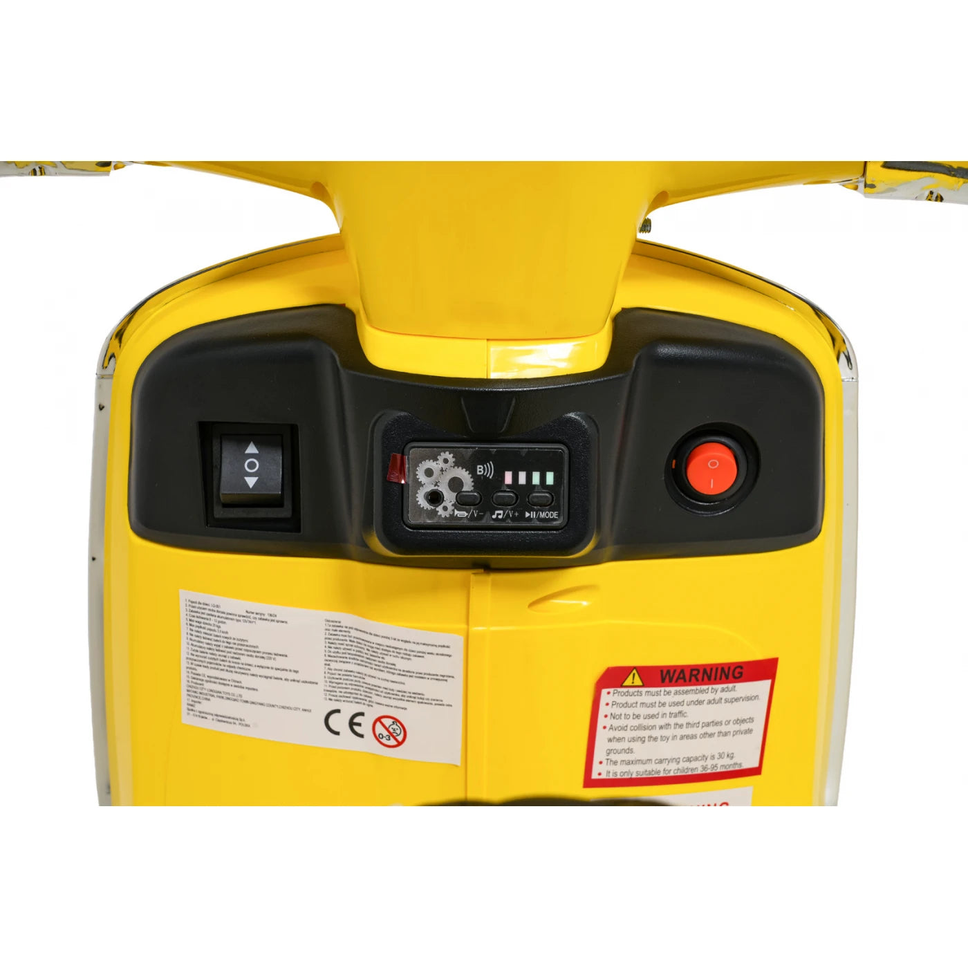 SCOOTER VESPA ROMA YELLOW 12v