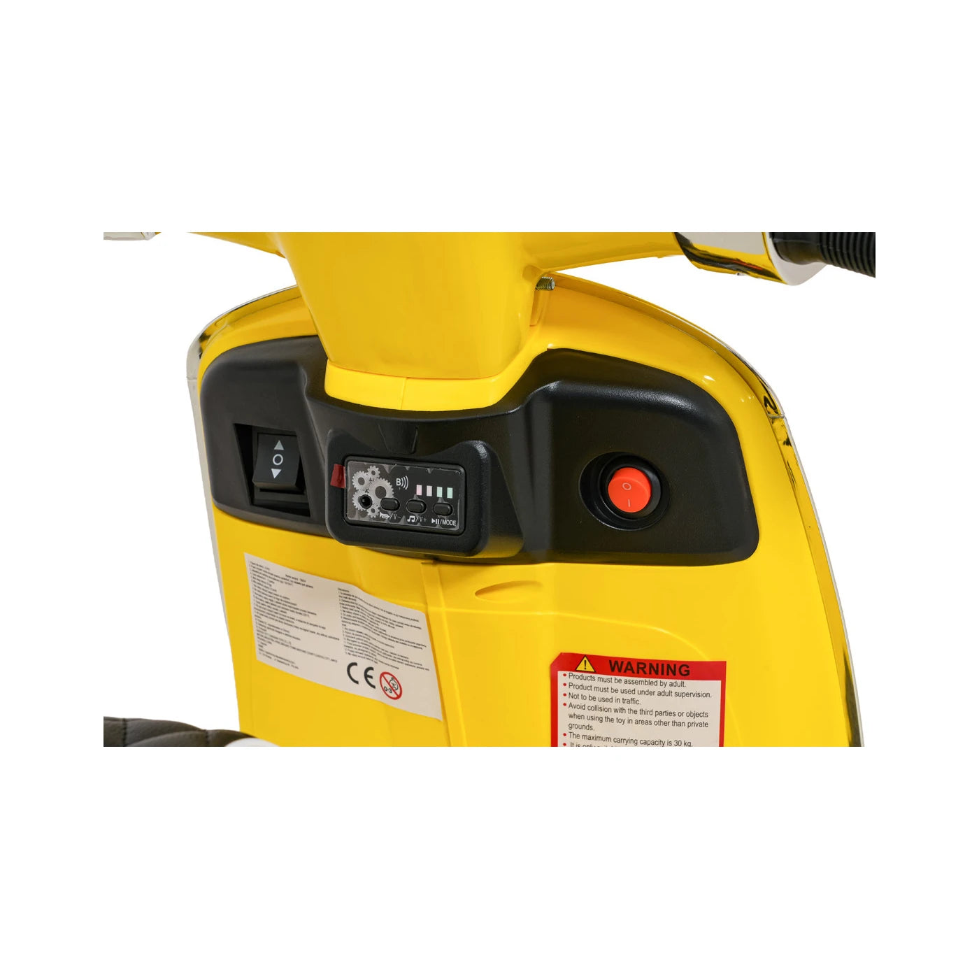 SCOOTER VESPA ROMA YELLOW 12v