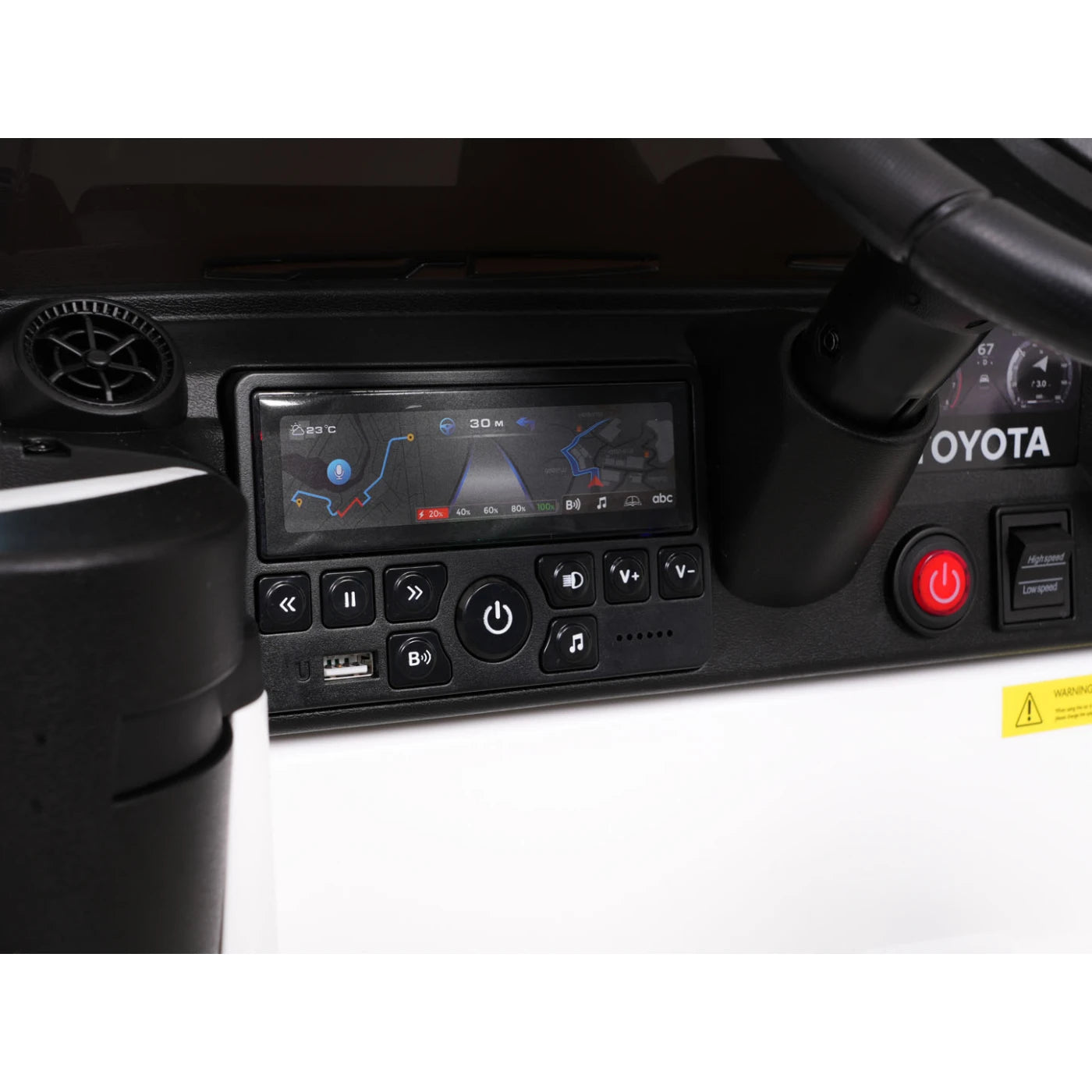 TOYOTA LAND CRUISER PRADO WHITE 12V