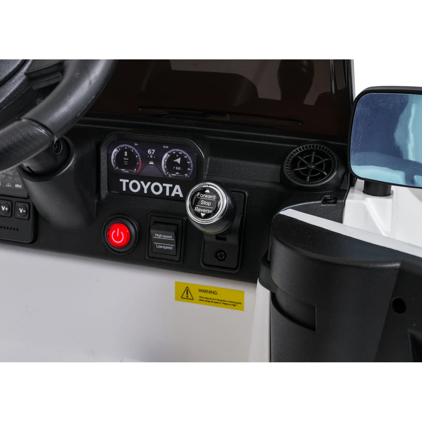 TOYOTA LAND CRUISER PRADO WHITE 12V