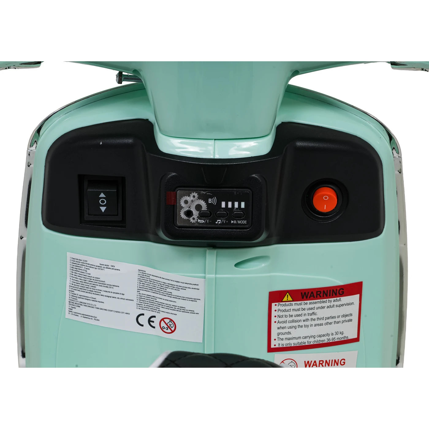 SCOOTER VESPA ROMA GREEN 12v